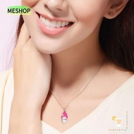 MESHOP Kuromi Necklace, Kuromi PVC Anime Figures Necklace, Kawaii Anime Merchandise Decoration Carto