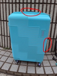 Available! Parts only 100% NEW American Tourister Curio Soundbox black luggage handle with logo, spa