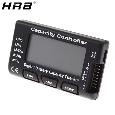 CellMeter-7 Digital Tester Capacity Voltage 1-7S Cell Balance Controller Checker For LiPo LiFe Li-io