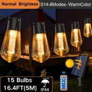 S14ไฟปิงปอง 20M/10/5M ไฟตกแต่ง ไฟประดับ ไฟปิงปอง ไฟโซล่าเซลล์ ไฟปีใหม่ ไฟกลางแจ้งกันน้ำ   รุ่นเชอร์ร