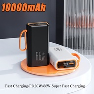 ALI66W Super Fast Charging 10000mAh Power Bank for Huawei P40 Mini Powerbank Portable External Battery Charger For iPhon