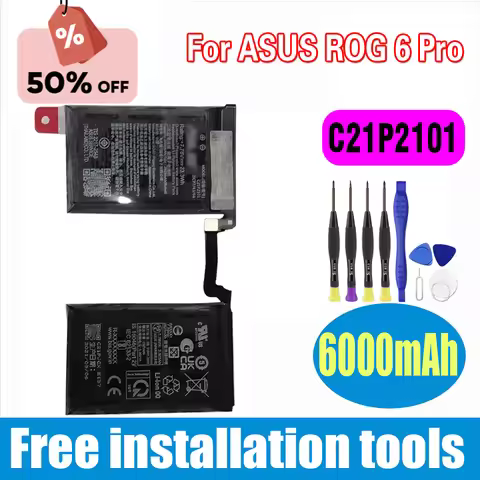 C21P2101 for ASUS ROG 6 Pro Mobile Phone Batteries Battery for ASUS ROG 6 6000mAh
