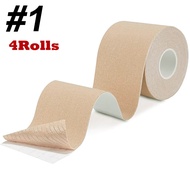 4 Roll Kinesiology Tape5cm x 5m Waterproof Athletic TapeUncut Kinetic TapeElastic Muscle TapeSports 