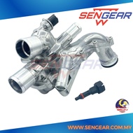 Mini Cooper R55 R56 R57 1.4 1.6 Engine Aluminium Thermostat Housing Thermo Sensor