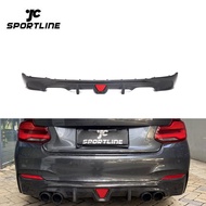 JCSPORTLINE F22 M Sport Rear Diffuser with Lights for BMW 2 Series F22 M-SPORT Coupe 2-Door