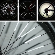 Strongaroetrtr Bicycle Bike Wheel Spoke Reflector Reflective Mount Clip Tube Warning Strip SG