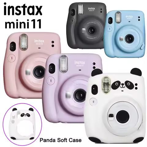 Original New Fujifilm Instax Mini 11 Instant Camera Blush Pink / Sky Blue / Charcoal Gray / Ice Whit