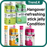 CJ / Condition / Easy Tomorrow Hangover refreshing jelly stick / Green Apple/ Plum / Mango