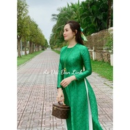 (A509-A784) Áo dài gấm tơ cao cấp đủ màu - Áo Dài Đan Linh