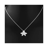 Hong Kong Straight Hair APM Monaco Simple Silver Petal Necklace Clavicle Chain Fashion Jewelry AC614