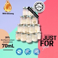 Baimie Signature Bird’s Nest Drink 28%  Bird Nest Chips , Rock Sugar,White Fungus