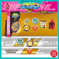 Mainan Gasing Beyblade B167 B172 Beyblade Burst Set Super King Starter Variant Lucifer With Launcher