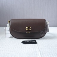 (READY NEW) Coach Emmy Saddle Shoulder Bag 23 Maple