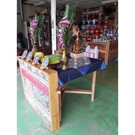 Banquet King Buddhist Tools 4.5 X 4.5 Double Satin Tablecloth