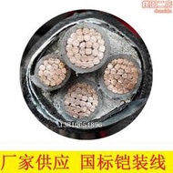 【人氣爆款】電力電纜 yjv22鎧裝電纜4芯50 70 95平方31三相銅芯電纜線
