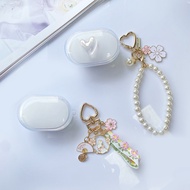 New For Sony WF-C700N / C710N  Case C500 WF-C510 Fashion Lace Flower pearl & For Sony c700n Headset 