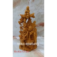 8 gods / eight gods - wood - 7 inch / 17 cm - g
