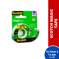 3M Scotch Magic Tape Assorted Sizes [ 810-B (19mm x 32.9m) | 104 (12.7mm x 11.4m) | 122DM Twin Pack 