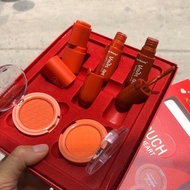 [SIÊU PHẨM] Bộ Trang Điểm Kiss Beauty Đỏ 5 Sản Phẩm Touch Your Heart Hộp sang chảnh cho các nàng thí