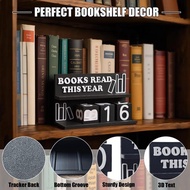 Books Read This Year Tracker 3D Printed Book Counter for Reading Goal Display for Readers Teachers W