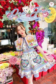 💎พร้อมส่ง💎Maria 🩵 เดรสน้องแมว Dee Jai dress