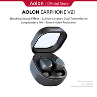 Aolon V21 Wireless Bluetooth Headphones Upgrade Bluetooth 5.2  TWS True Wireless Bluetooth Earphone 