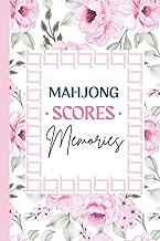 Mahjong Scores & Memories: Score Tracker Notebook with Pink Peonies Cover: 120 Pages | 6 x 9 Score B