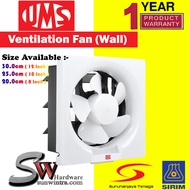 UMS 8/10/12 Inch Wall Mounted Exhaust Fan Kipas Ekzos (SIRIM)