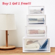 13L Multipurpose Wardrobe Clothes Stackable Storage Box Drawer Box Underwear Box