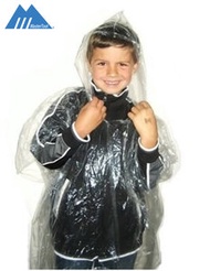 MasterTool - 一次性雨衣,環保雨衣雨披,兒童/大童/女士雨衣,口袋雨衣,斗篷衣,高防護,PE材質,輕便攜帶方便(單件裝）透明白色，綠色，藍色，隨機發送