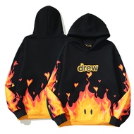 Drew House Hoodie Men Women Flame Fleece Hoodie Jacket for Men Streetwear Men's Hoodies