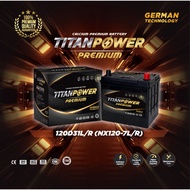 Titanpower Premium 120D31L/R (NX120-7L/R) Car battery