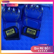 Găng tay đấm bốc hở ngón Wolon- găng tay MMA boxing cao cấp Găng Tay đấm bốc Wolon  cao cấp