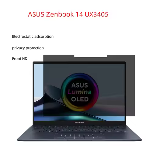 Adhesive anti-peeping film suitable for ASUS Zenbook 14 UX3405 notebook computer