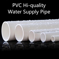 2pcs 50cm O.d 20~50mm White Upvc Pipe Hi-quality Water Supply Pipe Irrigation Fish Tank Pvc Pipe Aqu