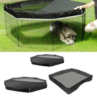 [TENOL] Mesh Fabric Top Playpen Cover Foldable Lightweight for Puppies Indoor Outdoor Dog Playpen Ac
