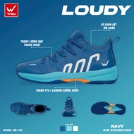 Giày Thể Thao Wika Loudy Màu Trắng Chính Hãng - Giày Chơi Pickleball Cầu Lông Bóng Chuyền - Vải Dệt