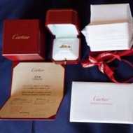 Cartier 18k玫瑰金 Love戒指