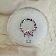 Isle Ningyu Piercing Titanium Alloy Implant Grade Anti-allergy Nasal Septum Daith Jewelry เครื่องประ