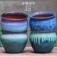 Ready stock ‼️ Ceramic Flower Pot /Set手工粗陶盆多肉花盆陶罐花盆拼盘组合大口径陶瓷多肉盆植物花盆栽