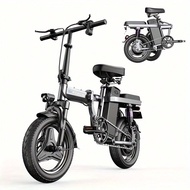 AE Mini Electric Bike For Adults, Peak 600W Foldable E Bike With 5 Suspension, 22mph 40 Miles Electr