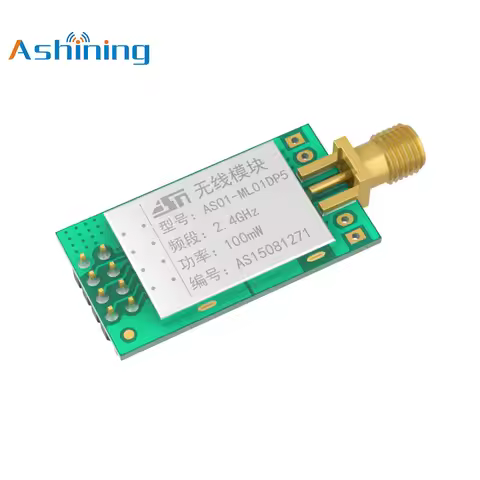 AS01-ML01DP5 PA LNA 2.4GHz 2km iot SPI nRF24L01P rf transceiver module Transmitter Receiver Wireless