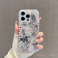 Compatible With iPhone 16 Pro Max 15 13 11 Clear Glitter Phone Case GTSF001+GS3