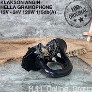 KLAKSON ANGIN HELLA AIR HORN GRAMOPHONE TRUCK SCANIA VOLVO 12V - 24V BERKUALITAS