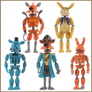 HQ 5pcs Five Nights at Freddy's Action Figure With Light Model Dolls Toys For Kids Home Decor Deskto
