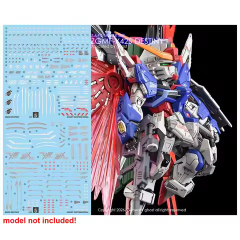 YAN Waterslide Decals Model Details Modified Parts High Precision Fluorescent Water Sticker for MGSD