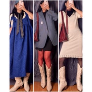 APRIL6 CLOTHING - 2hand mix and macth dress with many details, separate separates, multi-style, ins: