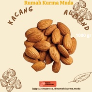 RumahKurmaMuda - Peeled Roasted Almonds 1kg Roasted Almonds 1kg - Freshwater
