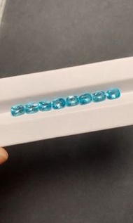 👑7.09卡 天然 帕拉依巴色 霓虹藍 霓虹藍綠 磷灰石 裸石8粒 組合                                                                