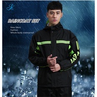 JBEE 937 Senior Raincoat Waterproof Jacket Motorcycle Raincoat Breathable Reflective Hooded Raincoat